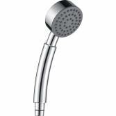 Modern Chrome Effect Single Function Shower Head 
