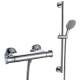 Economy Thermostatic Bar Shower Kit with Multi-Function Hand Held and Riser Rail 