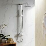 Exposed Shower Kit with 195mm Square Head &amp; Hand Held 