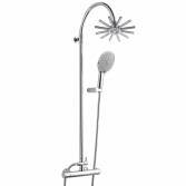 8.7" Star Shower with Multi-Function Hand Held and Bracket 