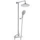 8&quot; Round Shower with Multi-Function Hand Held and Bracket 
