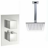 Tugela Thermostatic Shower with 8" Square Head 