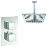 Tugela Thermostatic Shower with 12" Square Head 