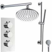 Sabie Shower with 8" Round Head and Hand Held 
