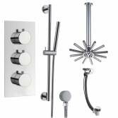 Prenn Shower with 8" Star Head, Handheld and Overflow Filler 