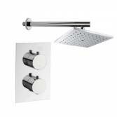Dagna Chrome Effect Concealed Shower Kit  