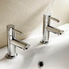 Cascade II Hot and Cold Basin Taps 