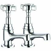 Lydford Traditional Hot and Cold Bath Taps 