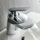Oshi Bathroom Taps - Waterfall Basin Mixer Tap 