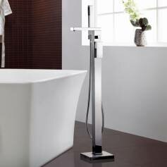 Canim Freestanding Bath Mixer Tap with Hand Held Shower Head 