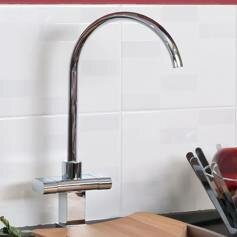 Kegon Kitchen Mixer Tap - Chrome Plated - Swivel Spout 