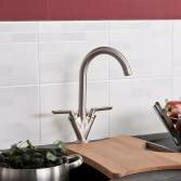 Niagra Kitchen Mixer Tap, Brushed Steel 