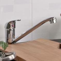 Tessa Chrome Plated Kitchen Tap - Swivel Spout 