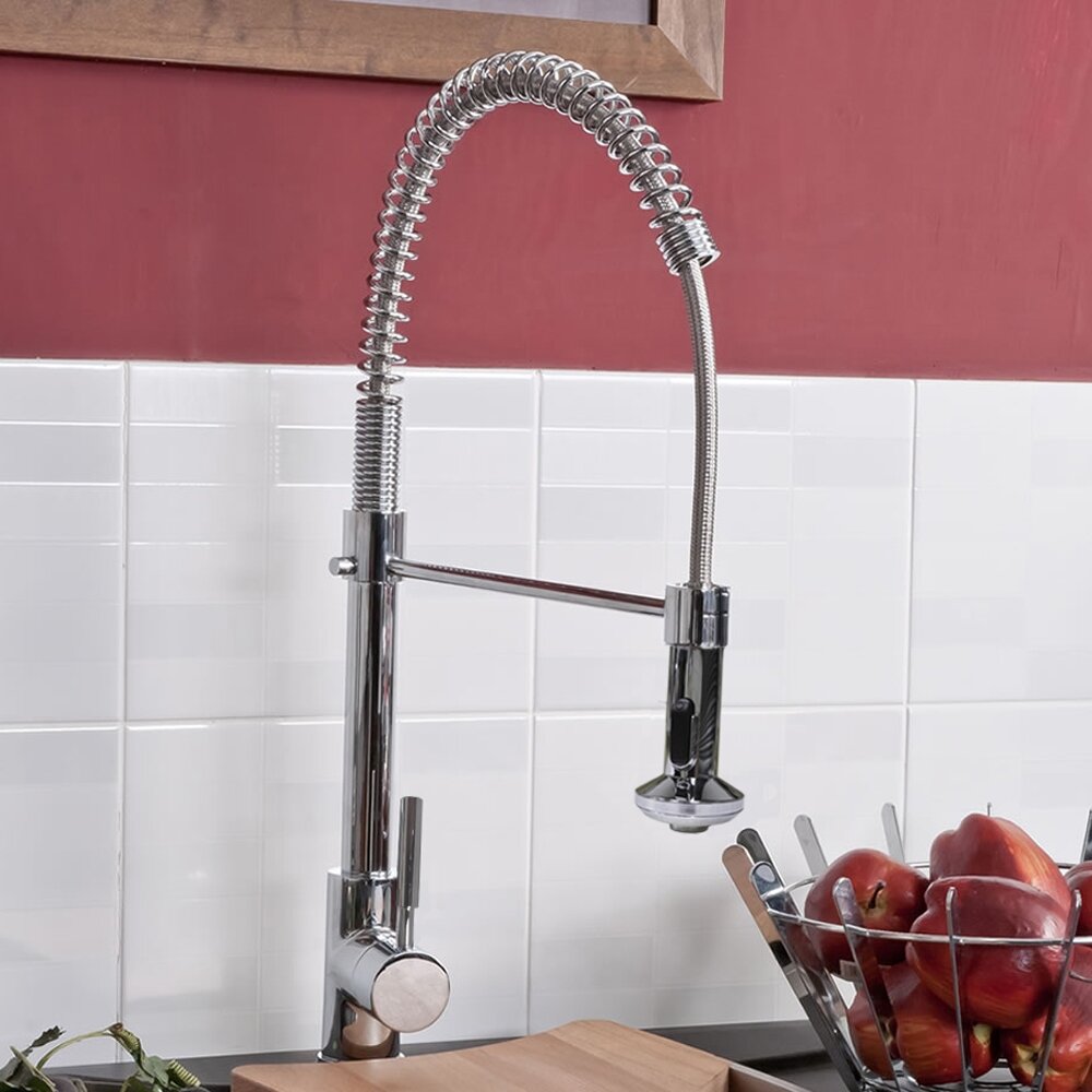 Chrome Pull Out Kitchen Taps