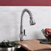 Virginia Kitchen Mixer Tap with Pull Out Spray, Chrome 