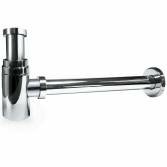 Chrome Bottle Waste Trap, Round 