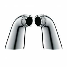 Two Deck Mounted Tap Pillars 