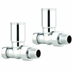 Modern Premium Straight Towel Radiator Valves  - 15mm Connection 