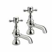 Victoria II Traditional Hot and Cold Basin Taps 