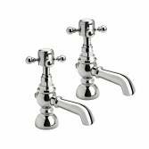 Victoria II Traditional Hot and Cold Basin Taps 