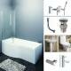 Blyth Shower Bath Package, P-Shaped Left Blyth Shower Bath Package, P-Shaped Left