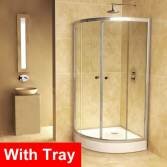 Quadrant Shower Enclosure, Easy Fit Tray, 900x900mm 