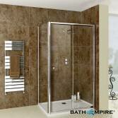 Coral Sliding Door Enclosure for Corner, 1200x760mm  