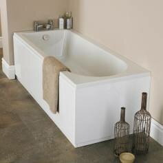 Hubert Standard Space Saver Bath - Round Single Ended - 1500x700mm 