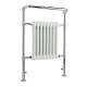Traditional Victoria Towel Rail Radiator - 8 Column White and Chrome Traditional Victoria Towel Rail Radiator - 8 Column White and Chrome