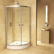  Shower enclosure corner quadrant cubicle, doors and tray 800x800 