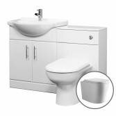 Tudelia Gloss White Suite Combo 