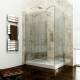 EasyClean Walk-In Shower Enclosure, Screens and Tray, Left Hand, 1400x850mm EasyClean Walk-In Shower Enclosure, Screens and Tray, Left Hand, 1400x850mm