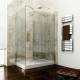 EasyClean Walk-In Shower Enclosure, Screens and Tray, Right Hand, 1400x850mm EasyClean Walk-In Shower Enclosure, Screens and Tray, Right Hand, 1400x850mm