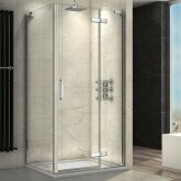 1200x800mm - 8mm Glass - EasyClean Hinged Door Corner Shower Enclosure - Finest Range