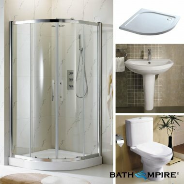 Bathroom Suite Packages | Large Quadrant Shower Enclosures - BathEmpire