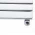 1800x376mm Chrome Single Flat Panel Vertical Radiator - Tambora Premium