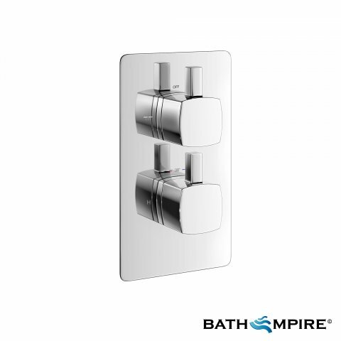 Thermostatic Shower Valve - Square 2 Way Mixer