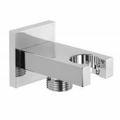 Square Wall Connector and Hand Held Shower Head Bracket