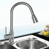 Tiffany Chrome Plated Kitchen Mixer Tap - Pull Out Spray