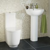 Tocha Close Coupled Toilet & Pedestal Basin Set