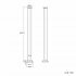 Two Standpipes for Freestanding Bath Taps