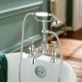 Victoria II Bath Shower Mixer - Traditional Tap with Hand Held Shower